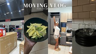 MESSY VLOG EP40 | MOVING IN, APARTMENT ESSENTIALS, 1ST NIGHT, COOKING