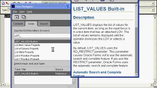 Oracle Forms Class Session 9 B
