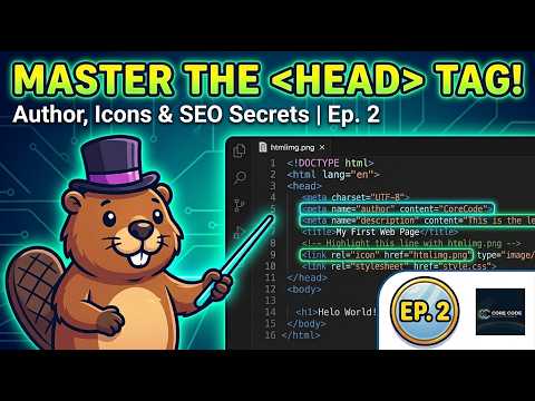 Master the Head Tag! (Author, Favicons & SEO Secrets) | Ep. 2