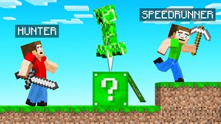SPEEDRUNNER vs HUNTERS With JELLY LUCKY BLOCKS! (Minecraft)