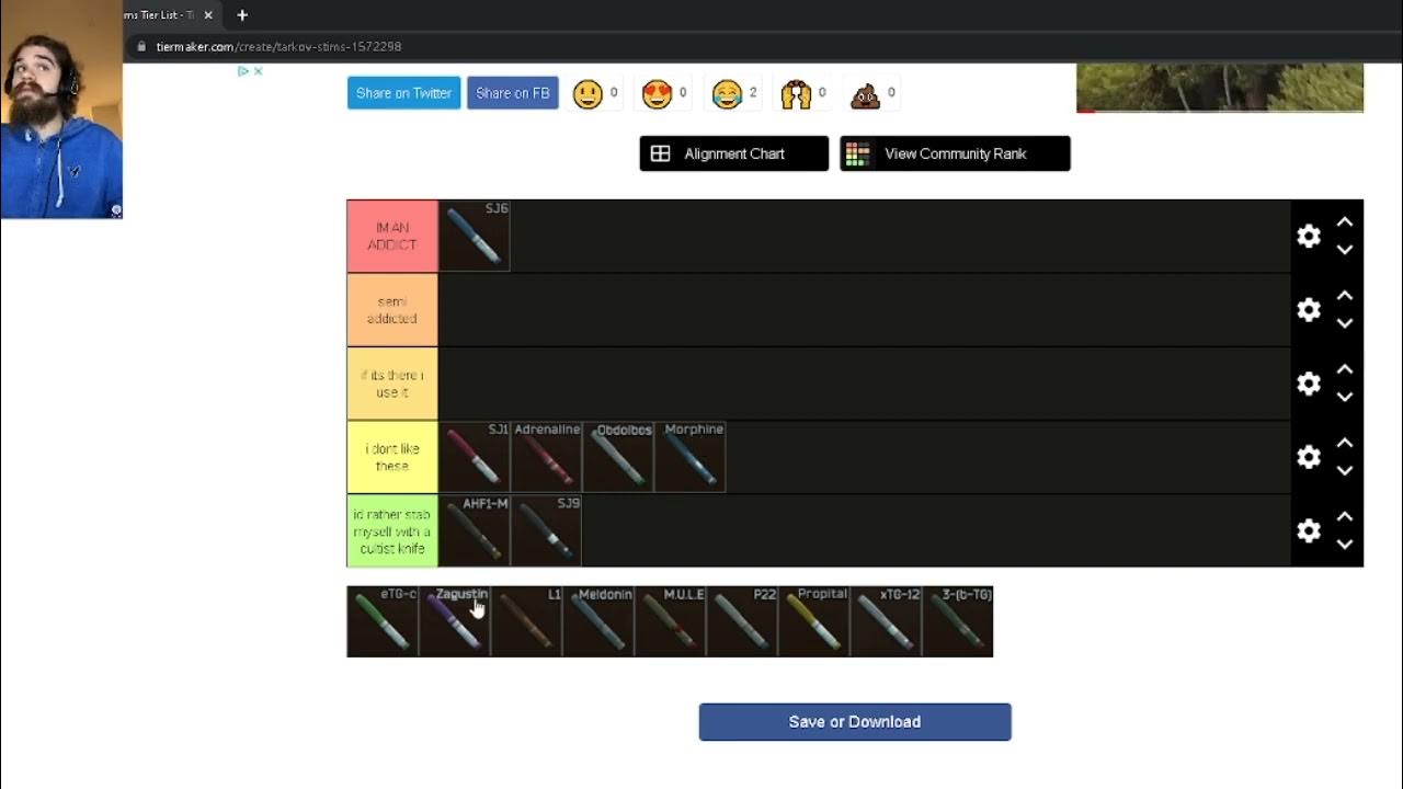 Tarkov Stims Tier List YouTube