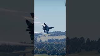 Fighter Jet Caught by a Precision Missile Strike