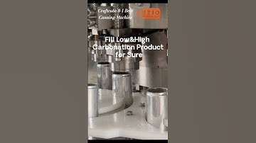 EZIO 8-1 Beer Canning line-Fill your Beer into Aluminum Cans Patented Filling Tech#fillingmachine