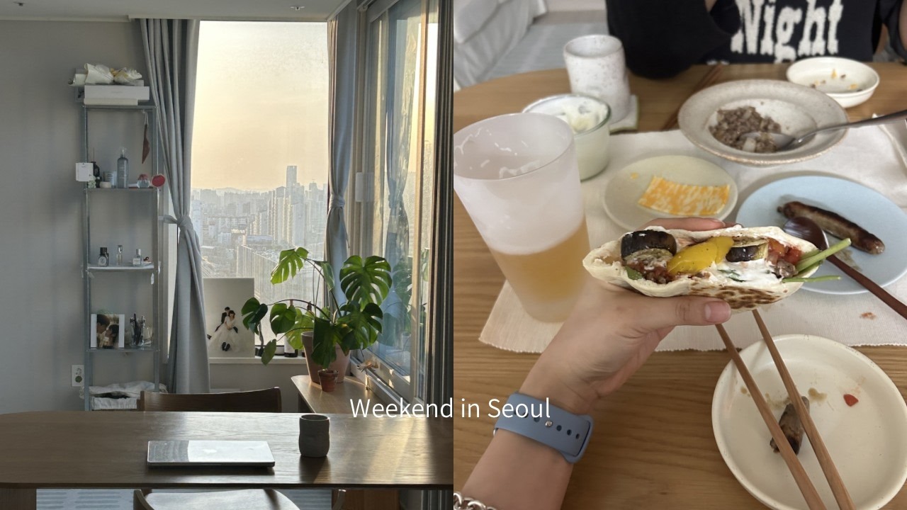 ソウルで暮らす夫婦のお出かけ週末｜手作りピタブレド｜南大門でお皿探し｜おうちカフェ | 한일부부