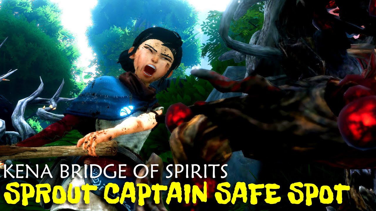 Kena Bridge of Spirits - Sprout Captain Boss Fight - Safe Spot Cheese - PS5