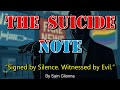 ''The Suicide Note'' (America’s moral/spiritual decline)