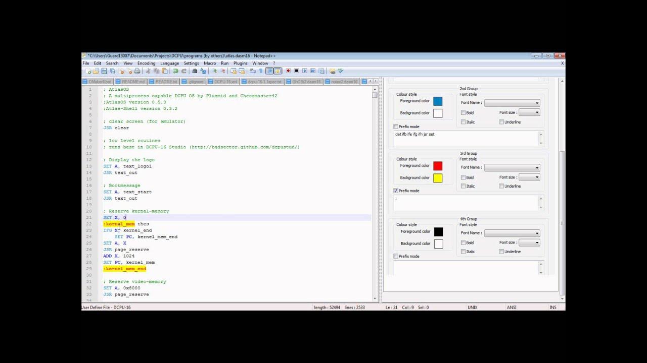 How to Create Custom Language Definitions in Notepad++ - YouTube