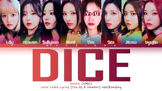 NMIXX (엔믹스) 'DICE' - You As A Member [Karaoke] || 8 Members Ver.