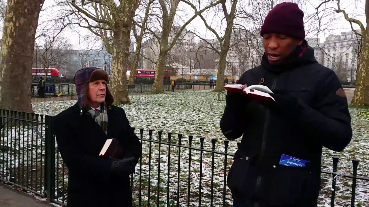 Man of God - Zakir Naik - Speakers Corner Hyde Park London 18-3-18 ...
