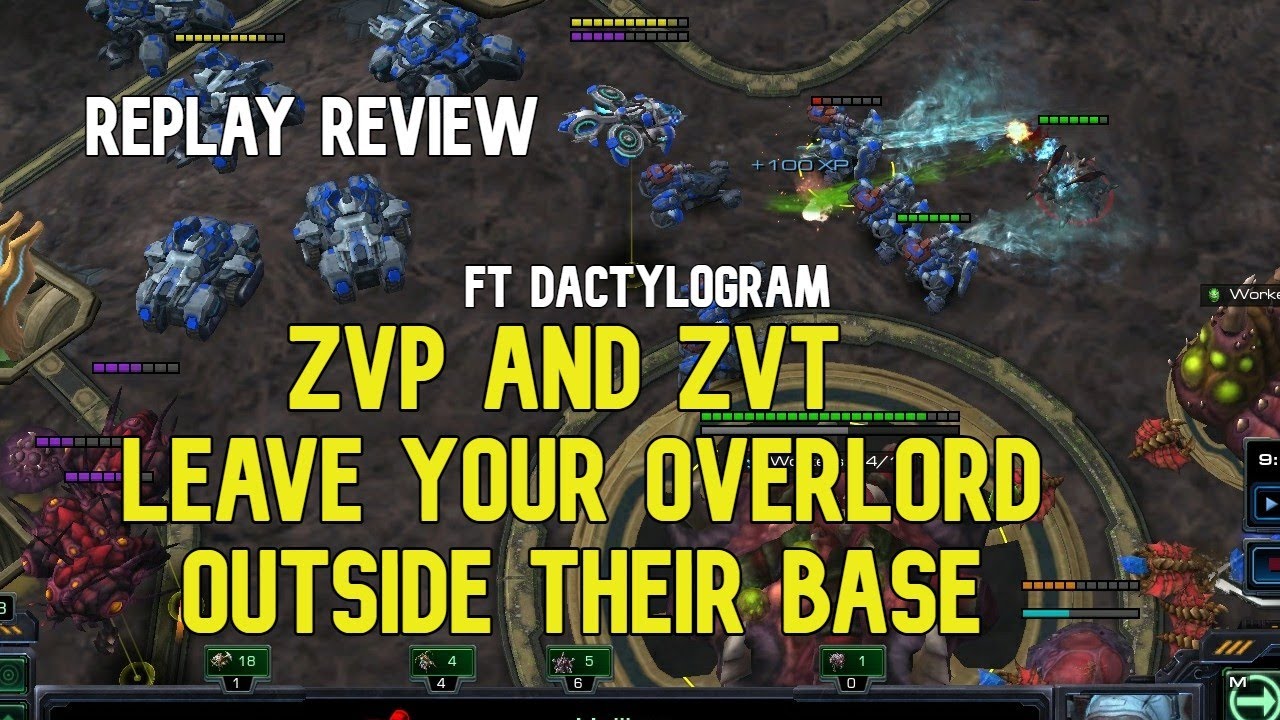 Replay Review - Dactylogram ZvP and ZvT 3K mmr - YouTube