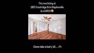1857 Crestridge Street, Stephenville, Texas 76401