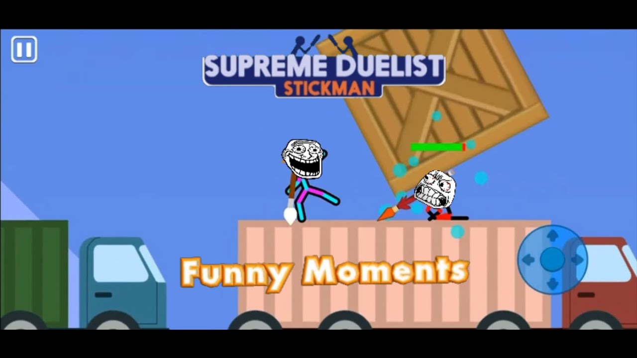 Supreme Duelist Stickman funny moments #supremedueliststickman  #stickmandismounting 