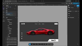 🚗 Modern Car UI/UX Design in Figma | Dashboard UI Concept