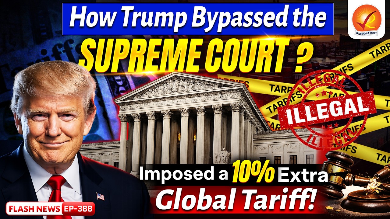 Trump Imposes 10% Global Tariff After Supreme Court rules Trump's tariffs illegal