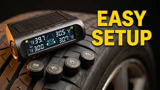 Stop Driving on Low Pressure Tires! Best Cheap Solar TPMS Review & Install