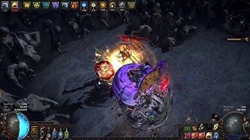 Path of Exile 3.9 - Uber Elder Kill - LL Pyroclast Mines