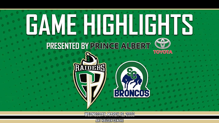 Game Highlights Presented By Prince Albert Toyota ...