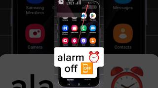 alarm off kaise karen ⏰ || apne phone se alarm ko off kaise karen #alaramoff  #shorts #shortsfeed
