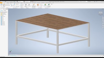 DESIGN FOR MANUFACTURING | DESIGN AND ASSEMBLY OF A TABLE IN AUTODESK INVENTOR