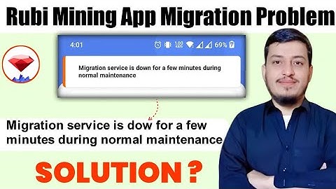 Rubi App Migration Error || Rubi App token Migration Problem