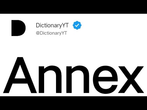 Annex Meaning in