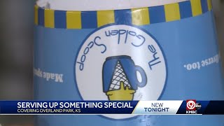 Hundreds celebrate National Ice Cream Day at The Golden Scoop in Overland Park