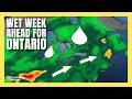 Two Separate Waves of Rainfall Head for Ontario | #forecast