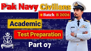 Pak Navy Civilian Test Preparation 2026|Part 7|Navy Civilian Test Preparation| @Ayeshaforcesacademy