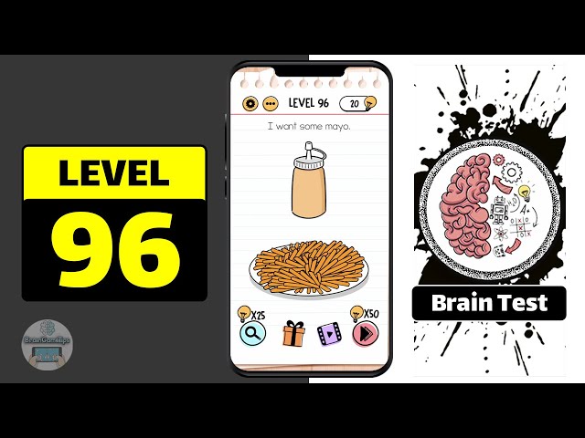 como passar do nivel 96 do jogo brain test