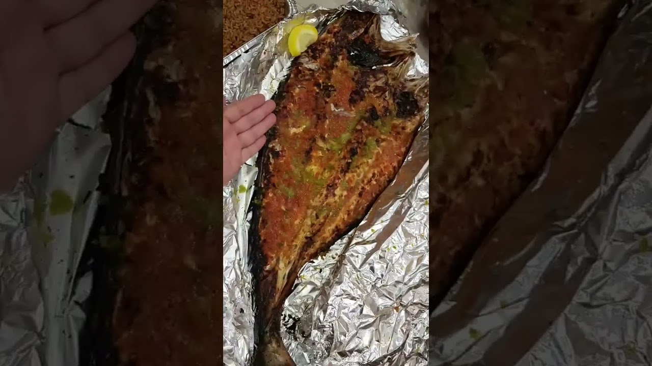 Fresh Fish from a friend🥰 we grilled it for lunch😋 fishing grilled