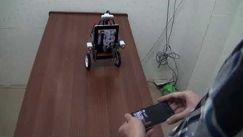 Android Two Wheel Balancing Robot Video Surveillance Test