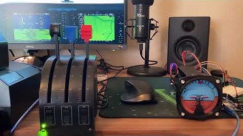 Attitude Indicator for Flight Simulator