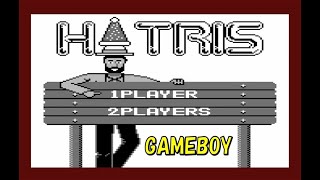 実はあまりお店で見かけないちょっとだけレアなGB版『ハットリス』をプレイしてみた！(※『HATRIS』gameplaymovie)