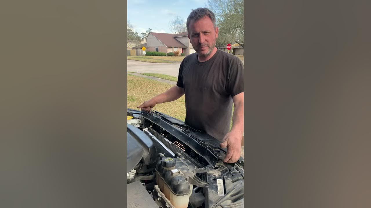 2017 dodge durango radiator replacement youtube