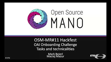 OSM-MR#11 Hackfest - Tasks & Technicalities