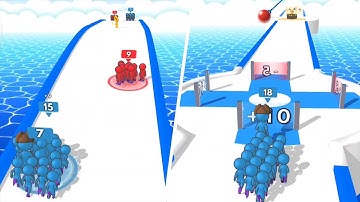 Crowd Battle 3D ​- All Max Levels Android & iOS Gameplay (Part 10)