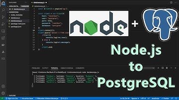 How to Connect Node js to PostgreSQL Database and Fetch data