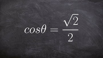 Find the Value of Theta in Degrees and Radians in First Quadrant