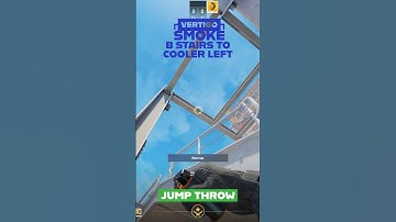 [Vertigo Smoke] B Stairs to Cooler Left | CS2 #shorts #cs2 #cs2vertigo #vertigo #cs2smoke