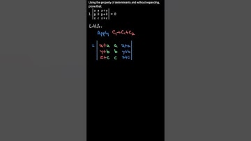 Using the property of determinants and wit, Mathematics Part I| Determinants| Class 12| Exe 4.2| Q.1