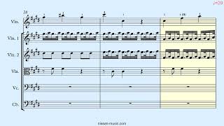 Vivaldi - Spring - Mov. 2 - Full Score - Study from Slow to Fast Tempo