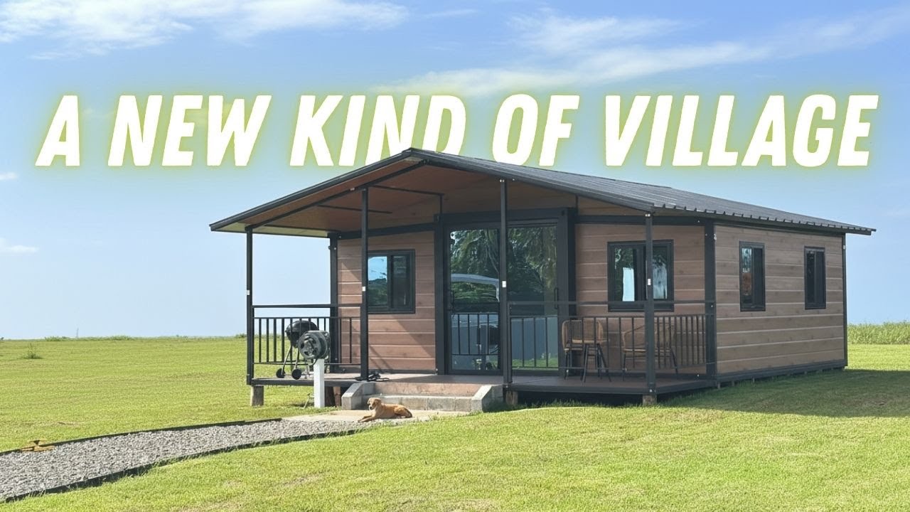 A village built with modular homes in Costa Rica