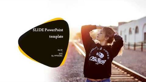 Yellow business Presentation Report PowerPoint template download