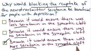 Blocking reuptake - Intro to Psychology