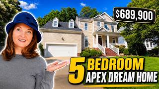 The Perfect Apex NC Home? 5 Bedrooms & Every Upgrade Included!