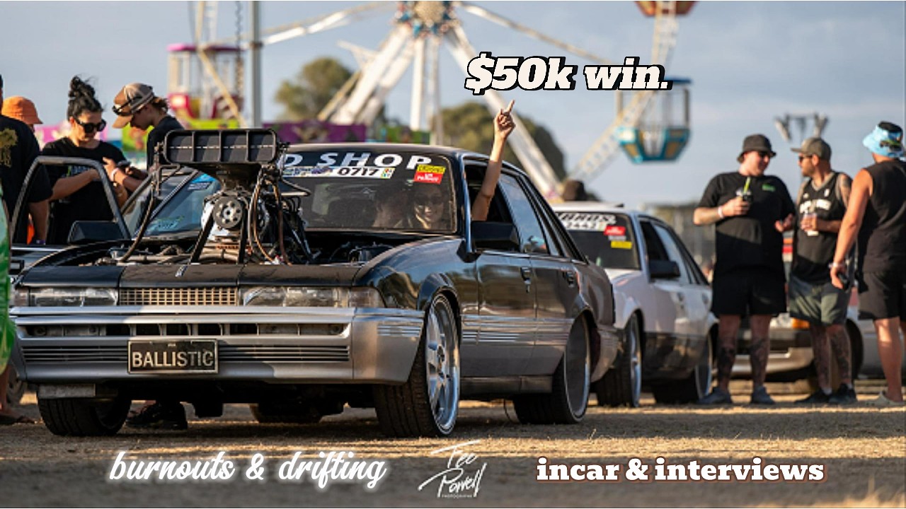 Summernats 38 Burnouts, Drifting, Incar & Interviews. TUF253, 1TUFHG, DATS' ON