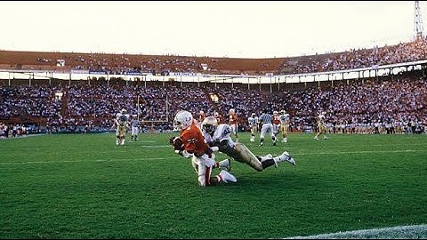 1985 Notre Dame at #4 Miami 1 of 1