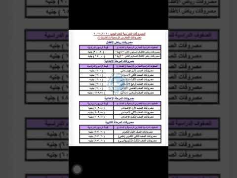 مصاريف تجريبي لغات كل المراحل