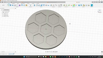 Hexagonal Pattern Creation in Fusion 360 (UPDATED)