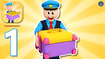 Airport Rush 3D - Gameplay Walkthrough Part 1 - Guide Travelers, Avoid Delays (Android, iOS)